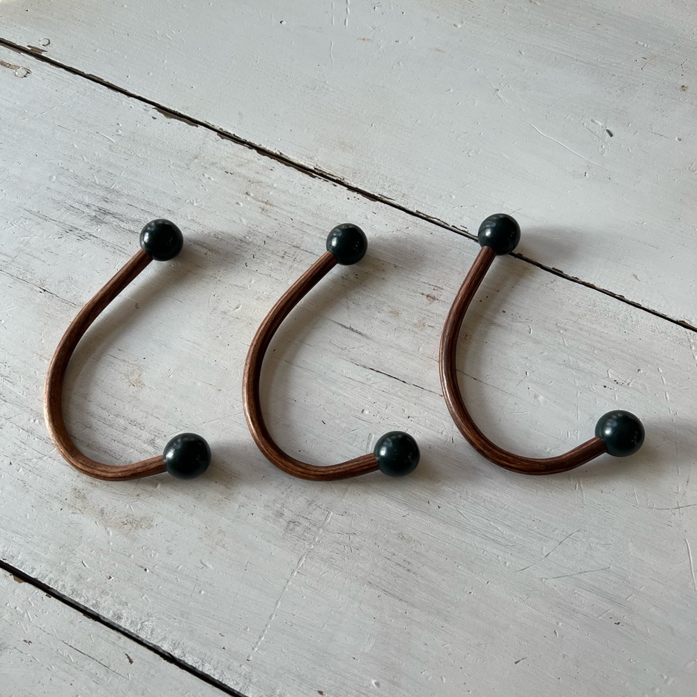 LL Bean Wooden Stocking Holders- Set of 3